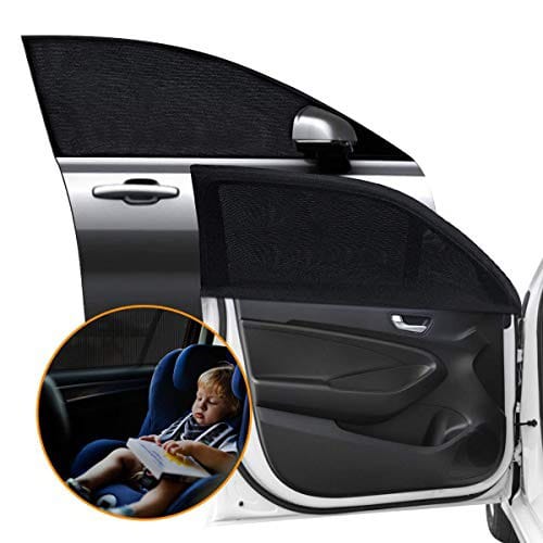 Universal Car Window Shades | Side Window Shade For Car | Breathable Mesh Car Rear Window Sunshades | Protects From Sun Glare And Uv Rays (4 Pc’s for all car windows)