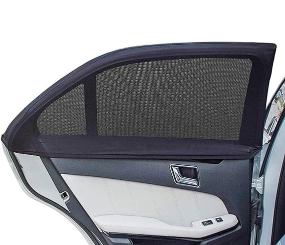 Universal Car Window Shades | Side Window Shade For Car | Breathable Mesh Car Rear Window Sunshades | Protects From Sun Glare And Uv Rays (4 Pc’s for all car windows)