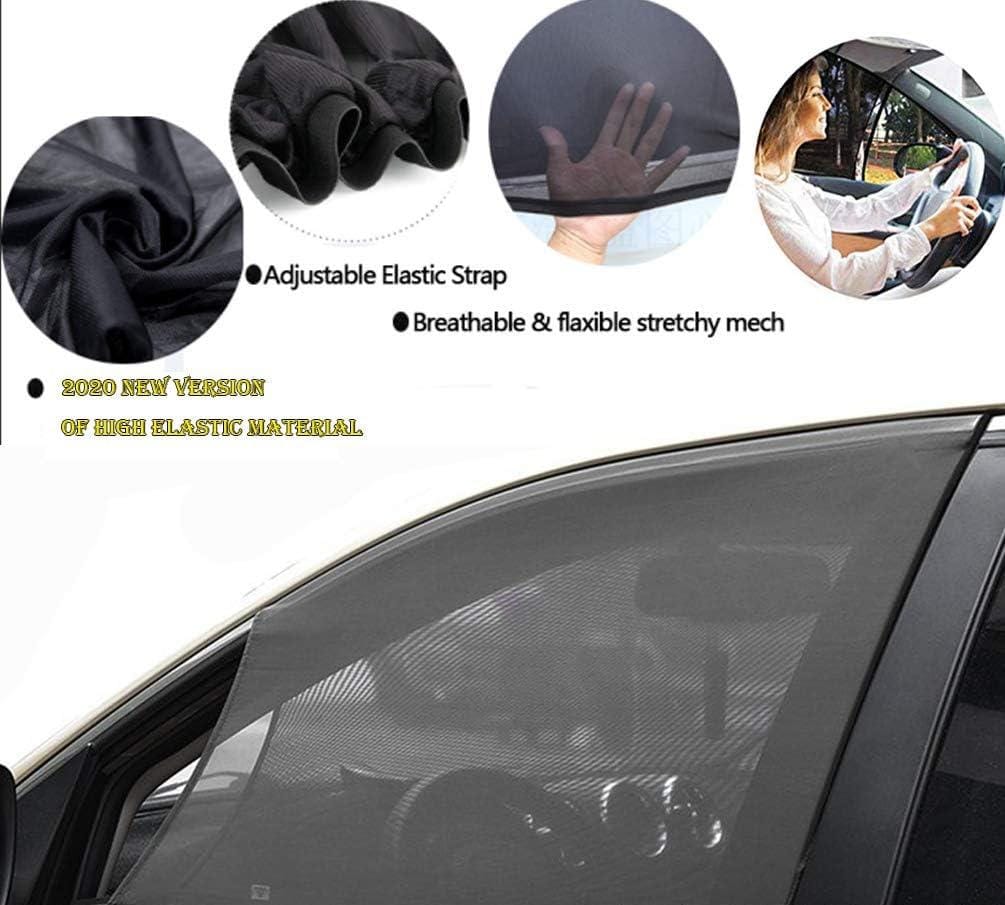 Universal Car Window Shades | Side Window Shade For Car | Breathable Mesh Car Rear Window Sunshades | Protects From Sun Glare And Uv Rays (4 Pc’s for all car windows)