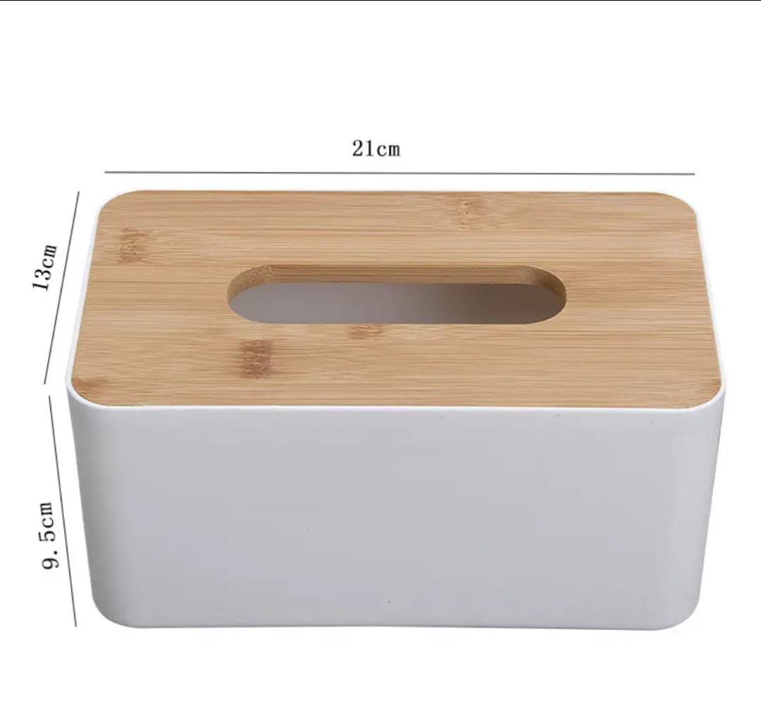 Premium plastic tissue box